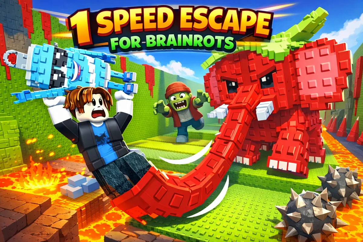 +1 Speed Escape for Brainrots! auf Roblox: Guide für Eltern und Kinder