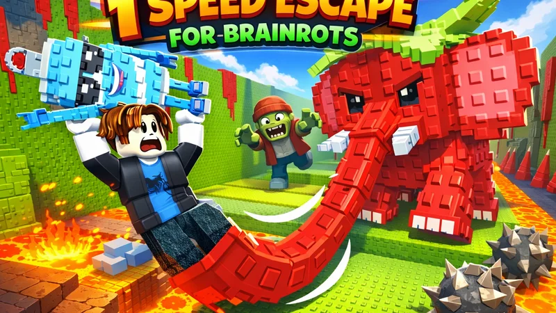 +1 Speed Escape for Brainrots! auf Roblox: Guide für Eltern und Kinder