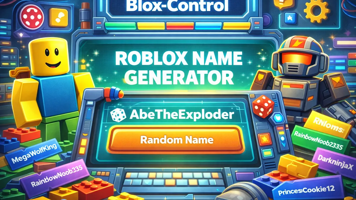 Roblox Name Generator: So findest du den perfekten Benutzernamen