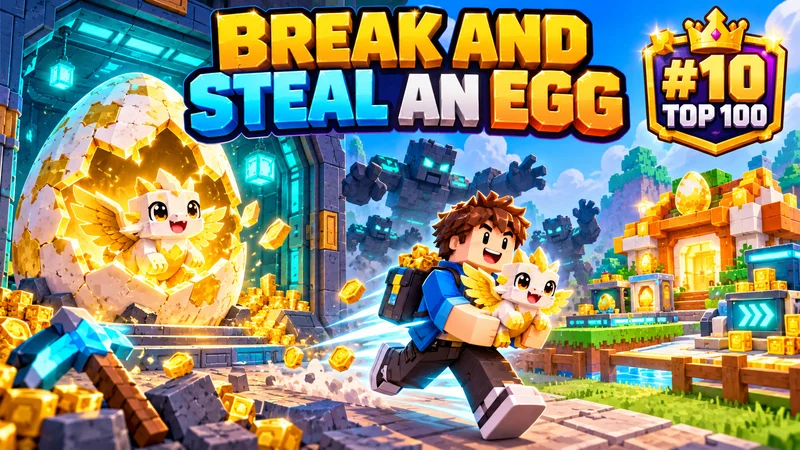 Break and Steal an Egg Roblox: Rang 10 im Guide