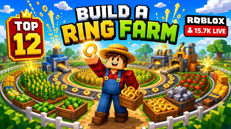 Build A Ring Farm auf Roblox: Warum dieser Farm-Simulator von #87 auf #12 sprang