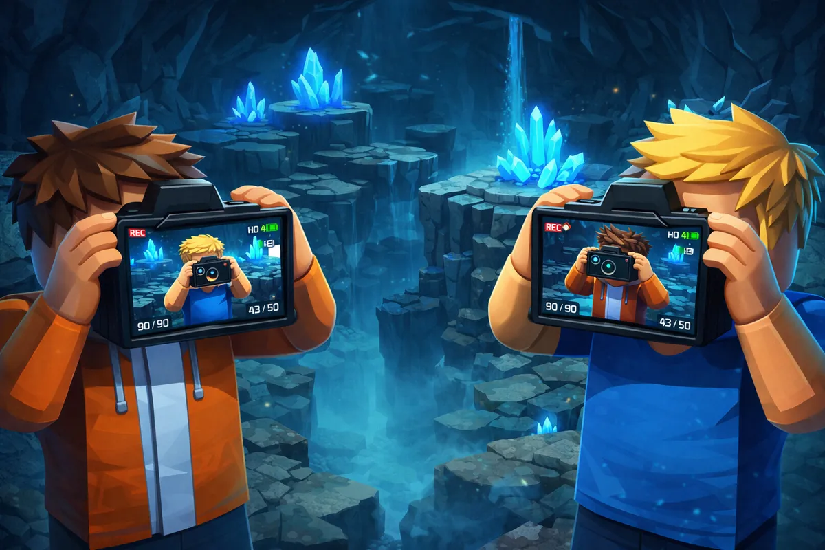 Camera Swap auf Roblox: Der kooperative Obby, bei dem du durch fremde Augen siehst