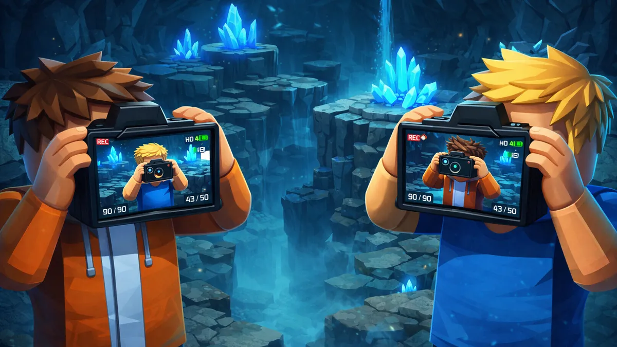 Camera Swap auf Roblox: Der kooperative Obby, bei dem du durch fremde Augen siehst