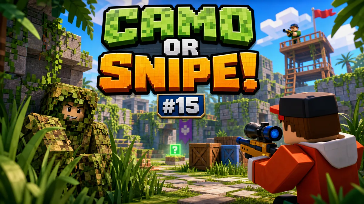 Camo Or Snipe! auf Roblox: Top-15-Hide-and-Seek-Guide