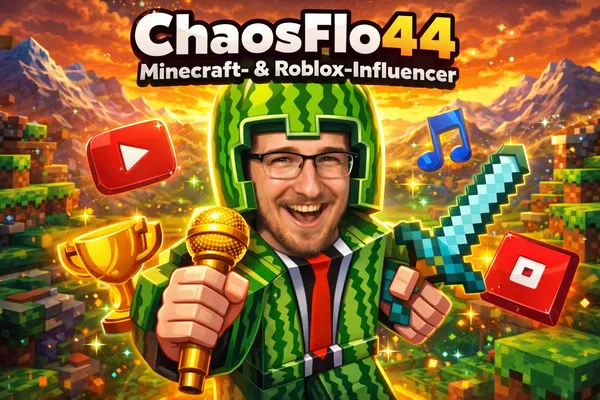 Chaosflo44: Steckbrief, Minecraft- & Roblox-Karriere, Musik & FAQ