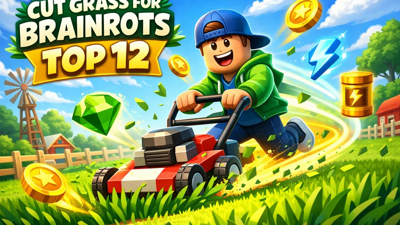 Cut Grass for Brainrots auf Roblox: Guide für Eltern und Kinder
