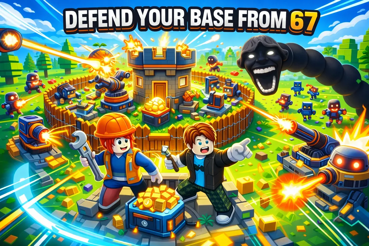 Defend your base from 67 auf Roblox: Guide für Eltern und Kinder