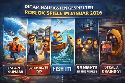 Die 5 beliebtesten Roblox-Spiele im Januar 2026