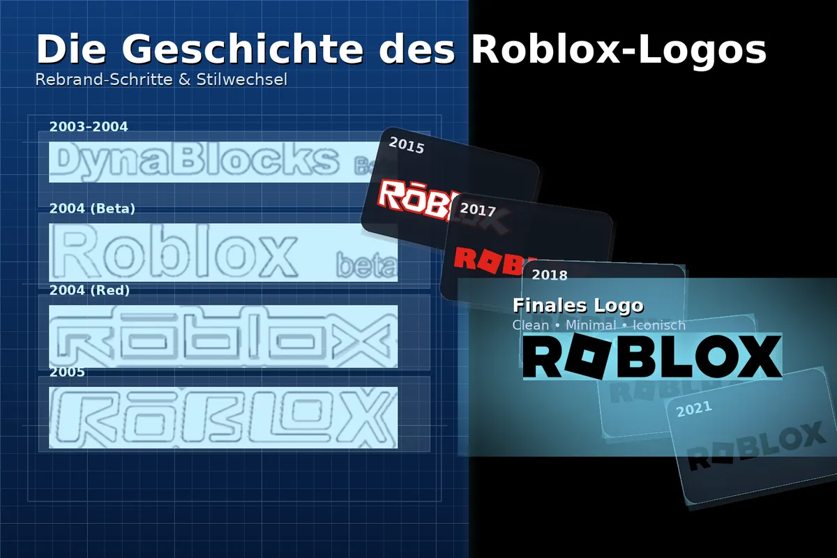 Die Geschichte des Roblox-Logos: Vom ersten Entwurf bis zum Tilt-Symbol