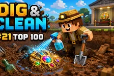 Dig & Clean Roblox: Rank, Schätze und Elterncheck