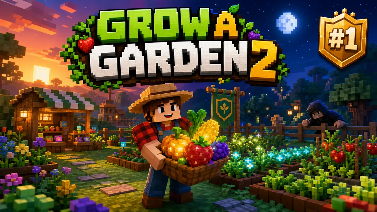 Grow a Garden 2 auf Roblox: Von #84 auf #1 an einem Tag