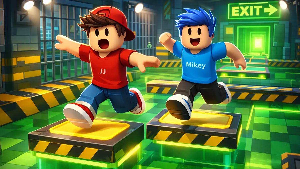 JJ vs Mikey Prison Run Roblox: Der Guide zum Minecraft-YouTuber-Obby