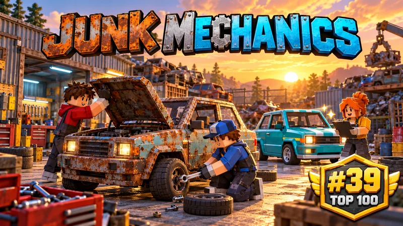 Junk Mechanics auf Roblox: Rang 39 und Auto-Flips