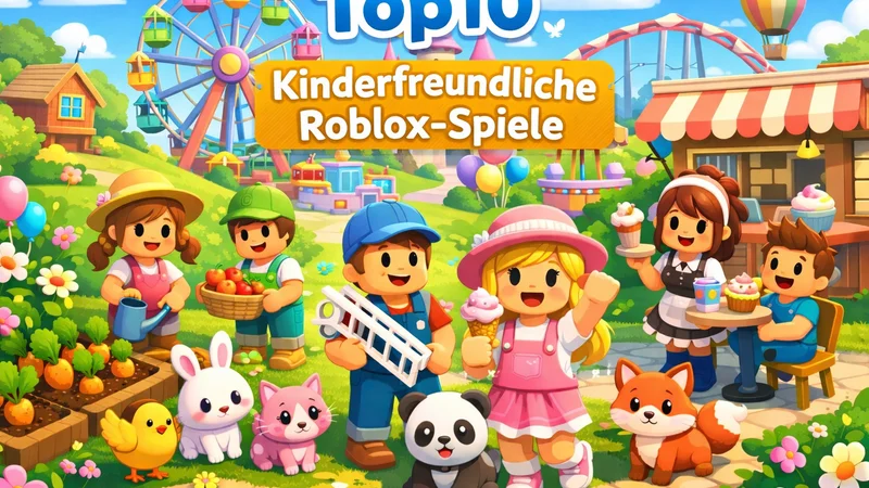Welche Roblox-Spiele sind besonders kinderfreundlich? Die 10 besten Spiele für Kinder 2026