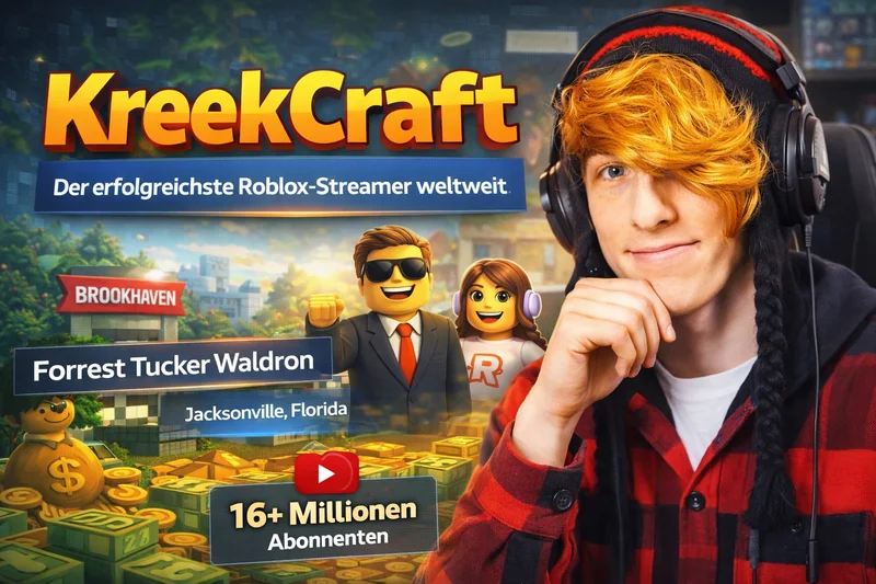 KreekCraft: Steckbrief des größten Roblox-YouTubers der Welt