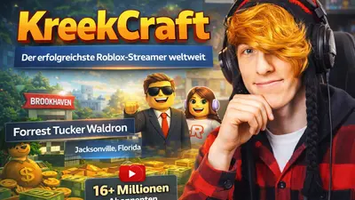 KreekCraft: Steckbrief des größten Roblox-YouTubers der Welt