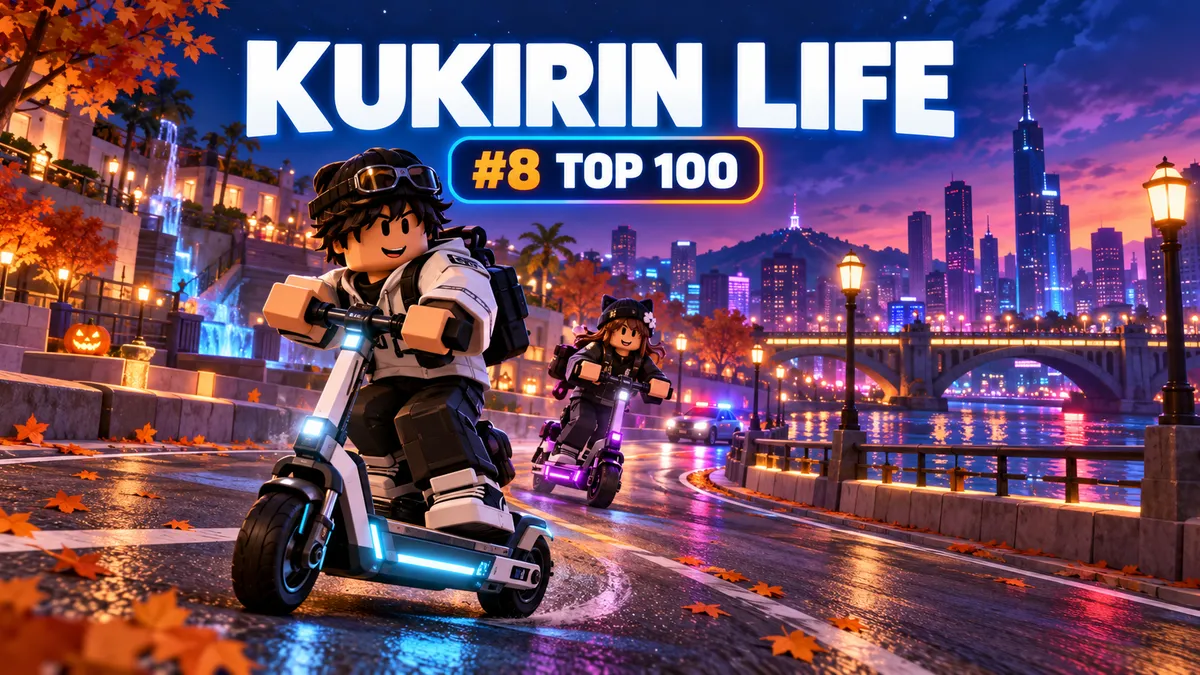 Kukirin Life Roblox Guide: Platz 8 und Scooter-Tipps