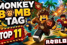 Monkey Bomb Tag auf Roblox: Warum dieses Party-Verfolgungsspiel von #71 auf #11 sprang