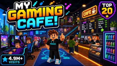 My Gaming Cafe! auf Roblox: Warum dieses Simulationsspiel von #97 auf #19 sprang