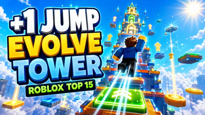 +1 Jump Evolve Tower auf Roblox: Warum dieses Obby-Spiel die Top 15 erreicht hat