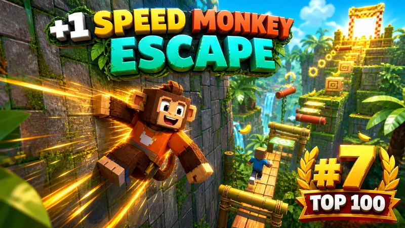 +1 Speed Monkey Escape: Top-7-Roblox-Guide