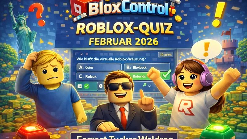 Das BloxControl Roblox-Quiz Februar 2026: Werde zum BloxBux-Milliardär!