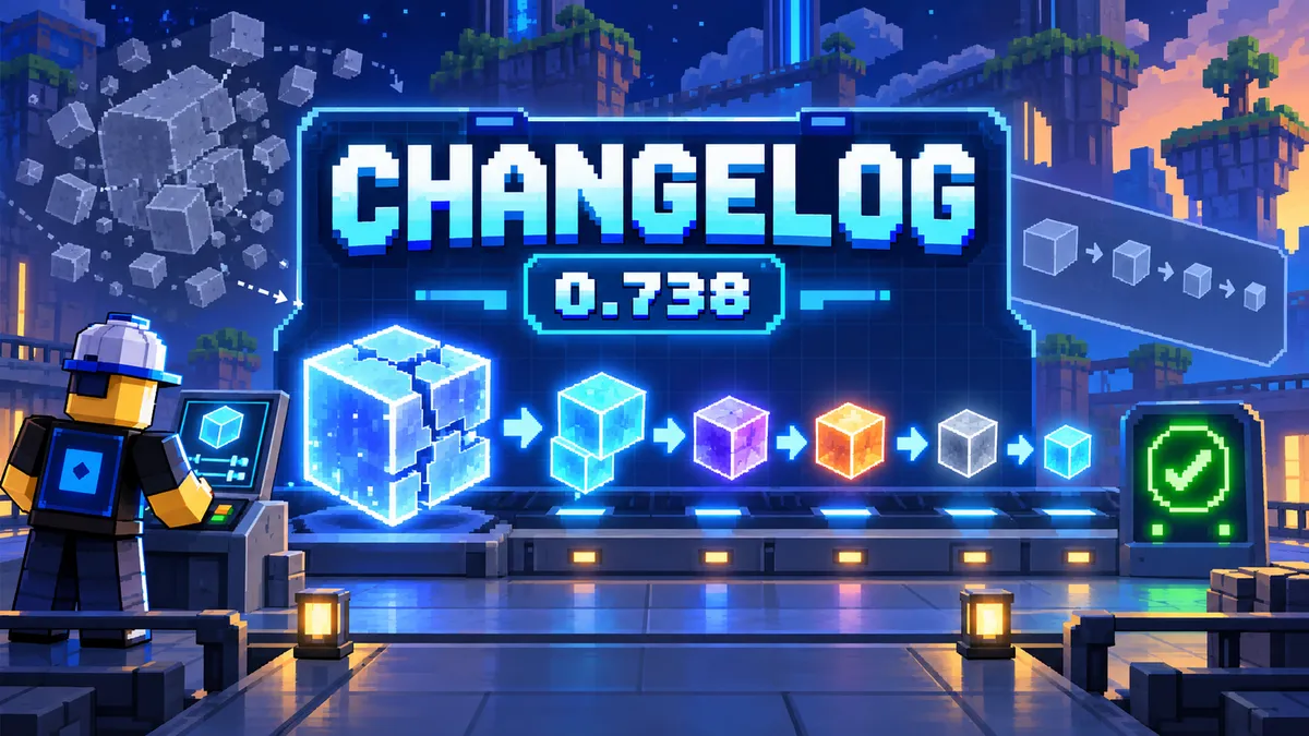Roblox Version 738: Changelog einfach erklärt
