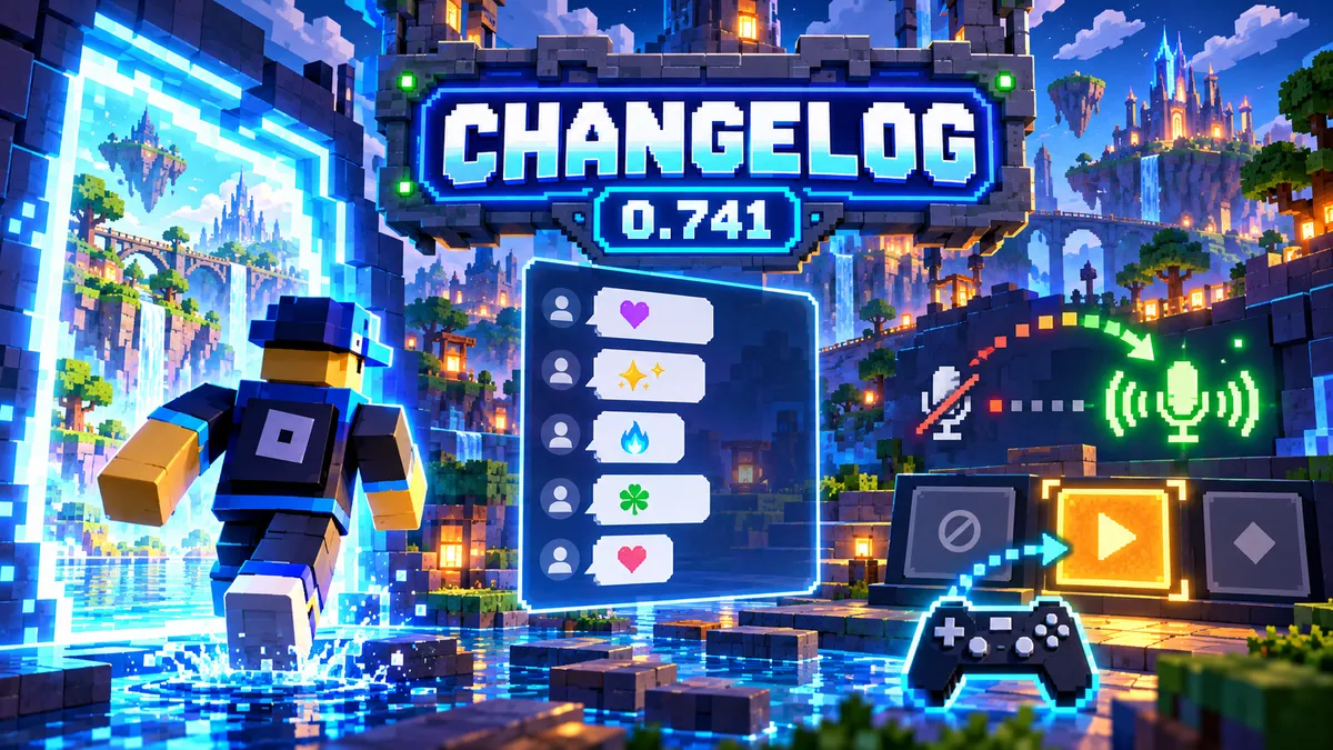 Roblox Version 741: Changelog einfach erklärt