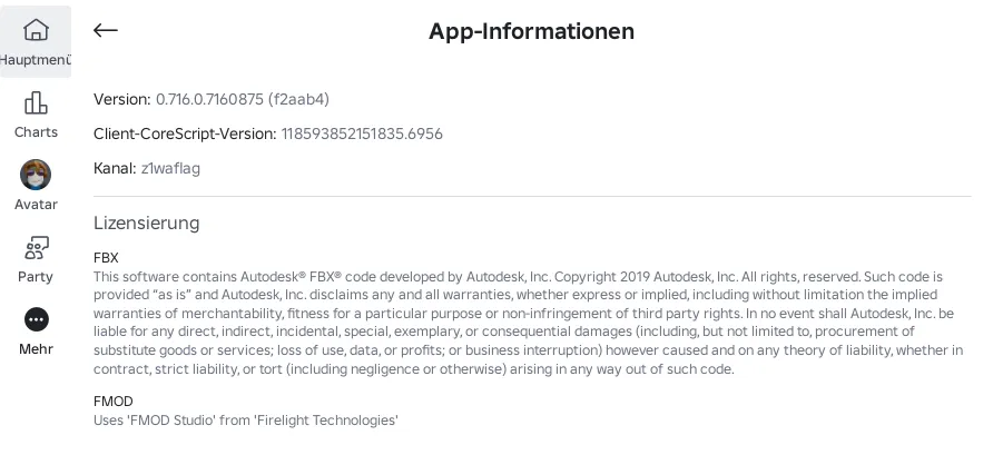 Screenshot der Roblox-Version 0.716
