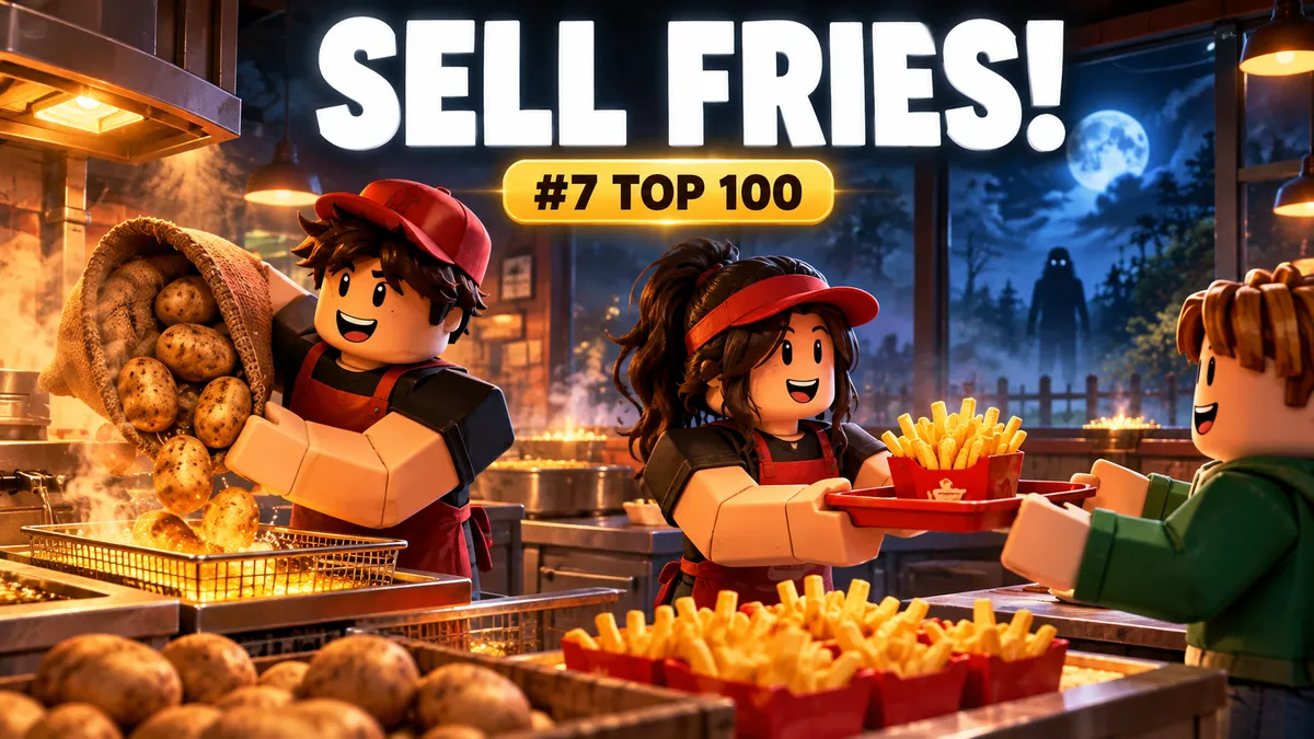 Sell Fries! Roblox Guide: Platz 7 und Nacht-Tipps