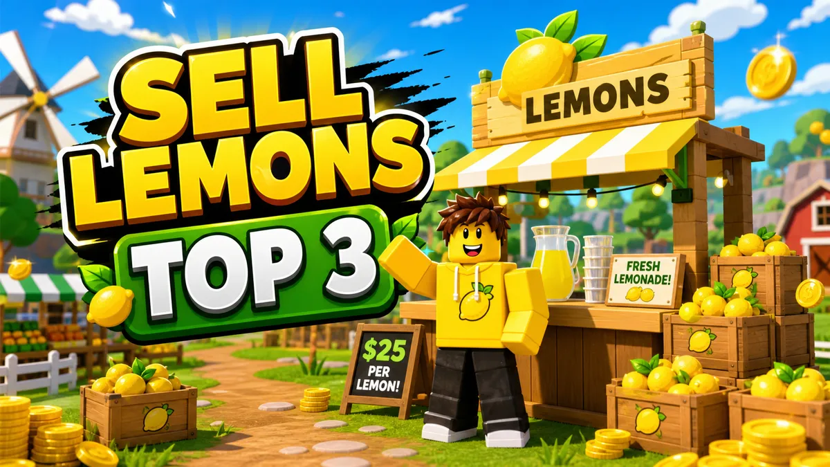 Sell Lemons auf Roblox: Warum dieses neue Tycoon-Spiel jetzt in den Top 3 steht