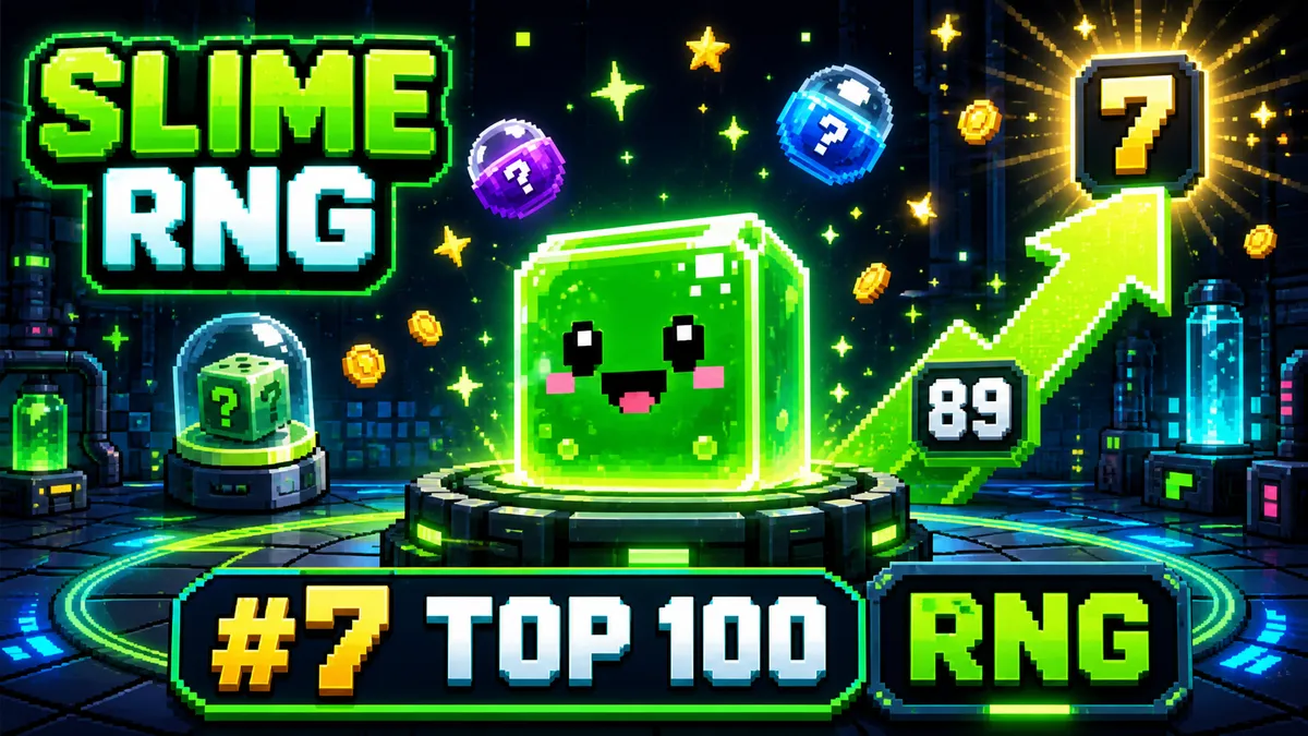 Slime RNG auf Roblox: Warum dieses Simulationsspiel von #89 auf #7 sprang