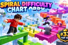 Spiral Difficulty Chart Obby Guide: Rang 33 und 240 Stufen