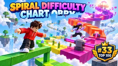 Spiral Difficulty Chart Obby Guide: Rang 33 und 240 Stufen