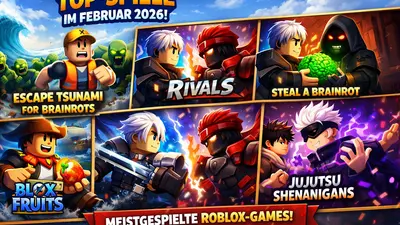 Die 5 beliebtesten Roblox-Spiele im Februar 2026