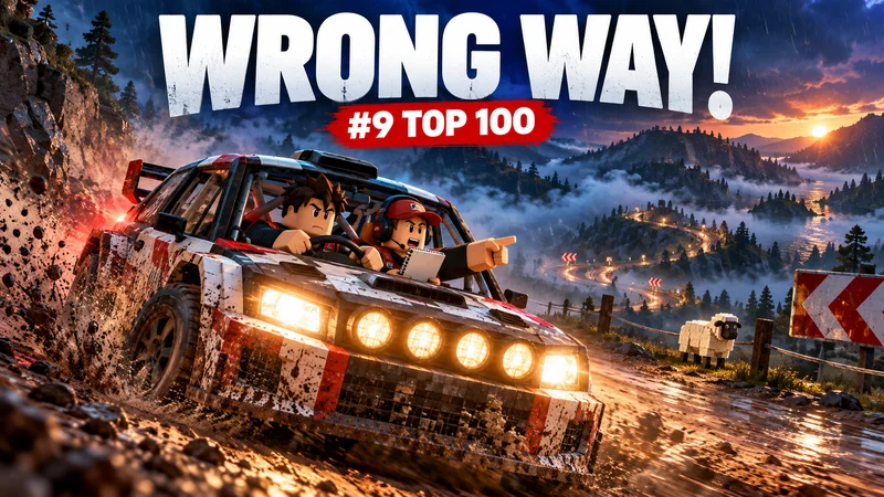 WRONG WAY! Roblox Guide: Platz 9 und Rallye-Tipps
